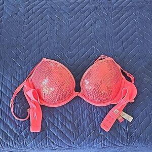 Victoria's Secret PINK sequins bra 34C